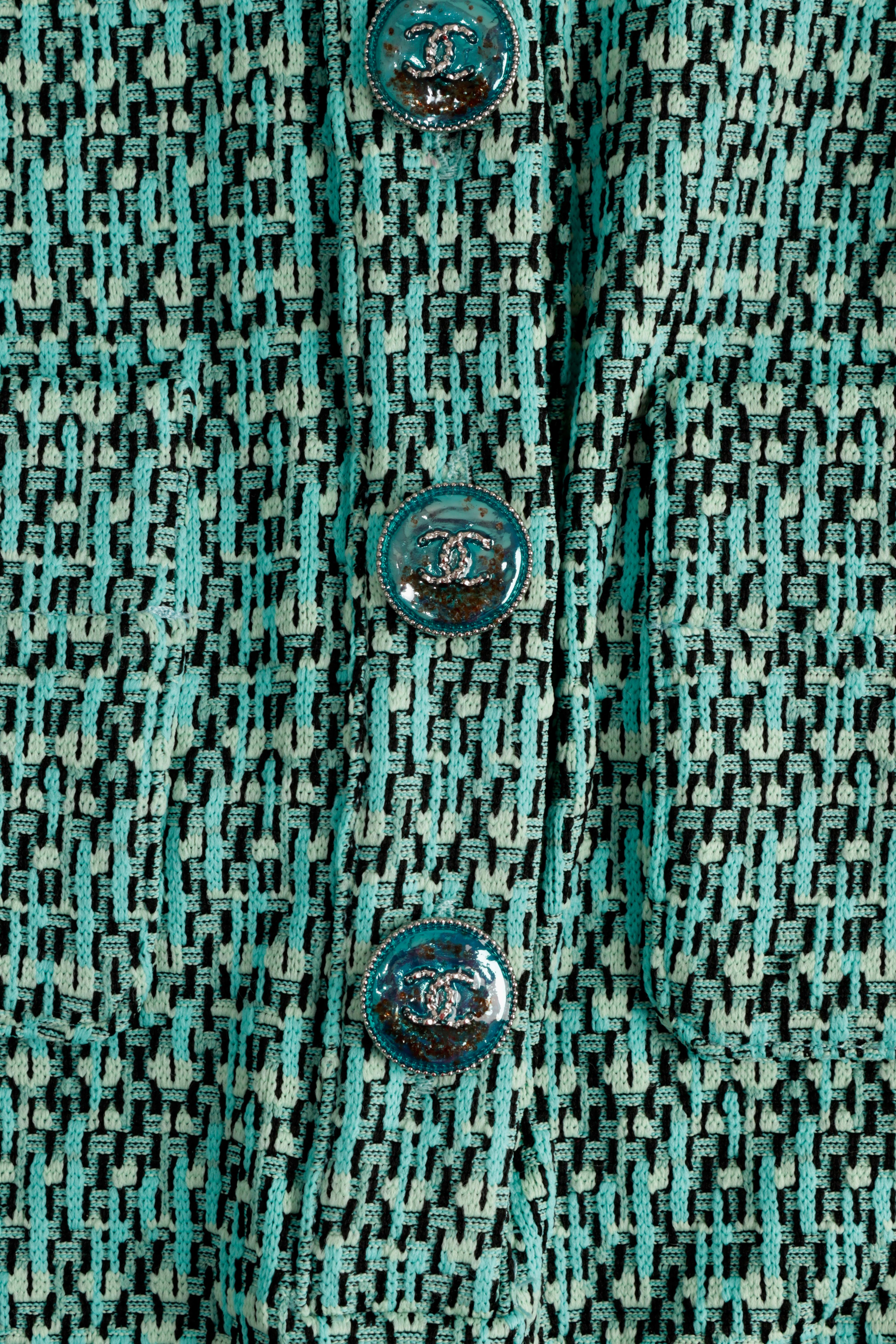 Chanel 25C  Maillot de bain une pièce avec poches et boutons Nouveau avec étiquettes en vente 1