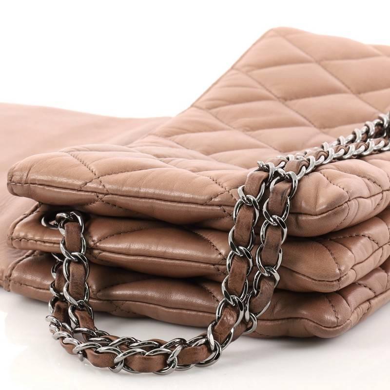 Chanel 3 Accordion Flap Bag Quilted Lambskin Jumbo 1