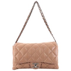 Chanel 3 Accordion Flap Bag Quilted Lambskin Jumbo