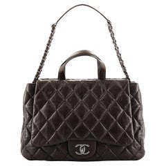 Chanel 3 Bag Double Sided Top Handle Bag Quilted Lambskin Medium