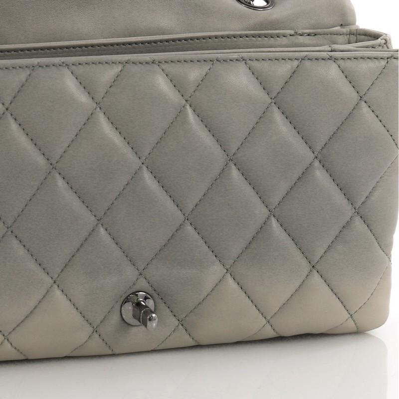 Chanel 3 Bag Quilted Lambskin Jumbo In Good Condition In NY, NY