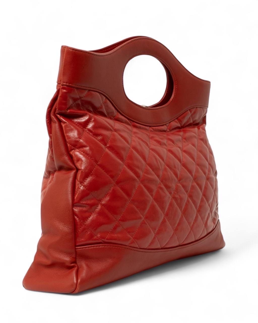 Women's Chanel 31 Bag Large Timeless Rossa For Sale