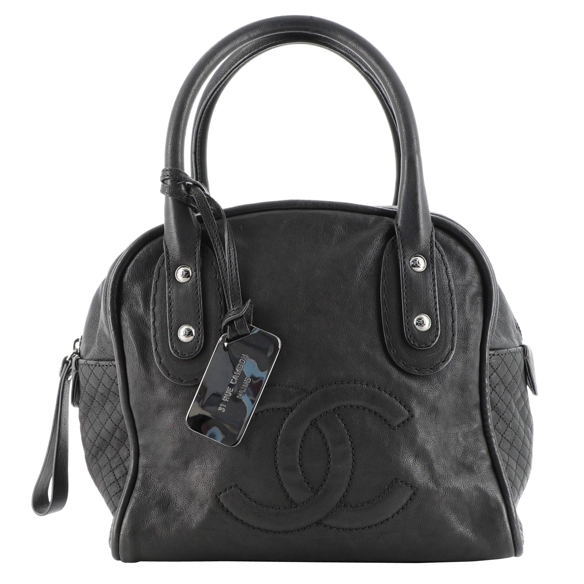 Chanel 31 Rue Cambon Bowling Bag Calfskin Large