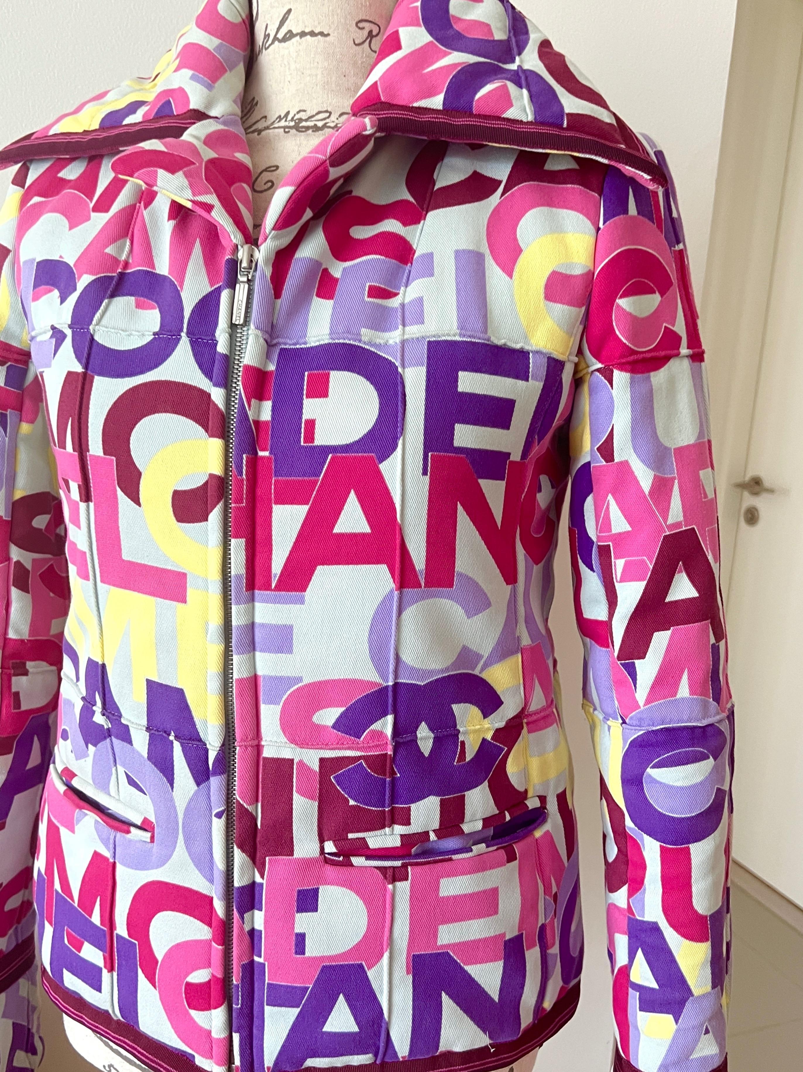 Chanel 31 Rue Cambon CC Logo Multicolour Puffer 7