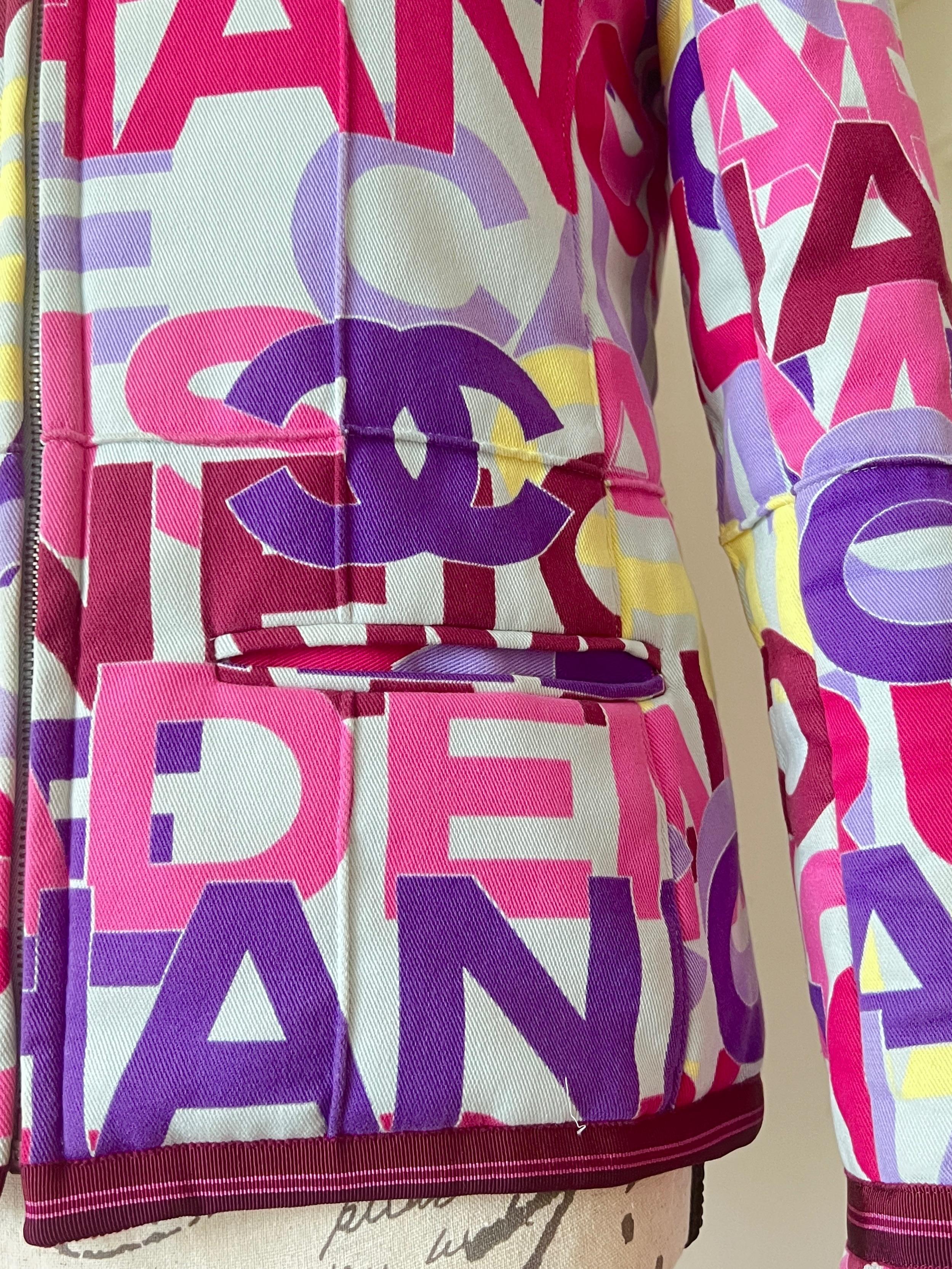 Chanel 31 Rue Cambon CC Logo Multicolour Puffer 9