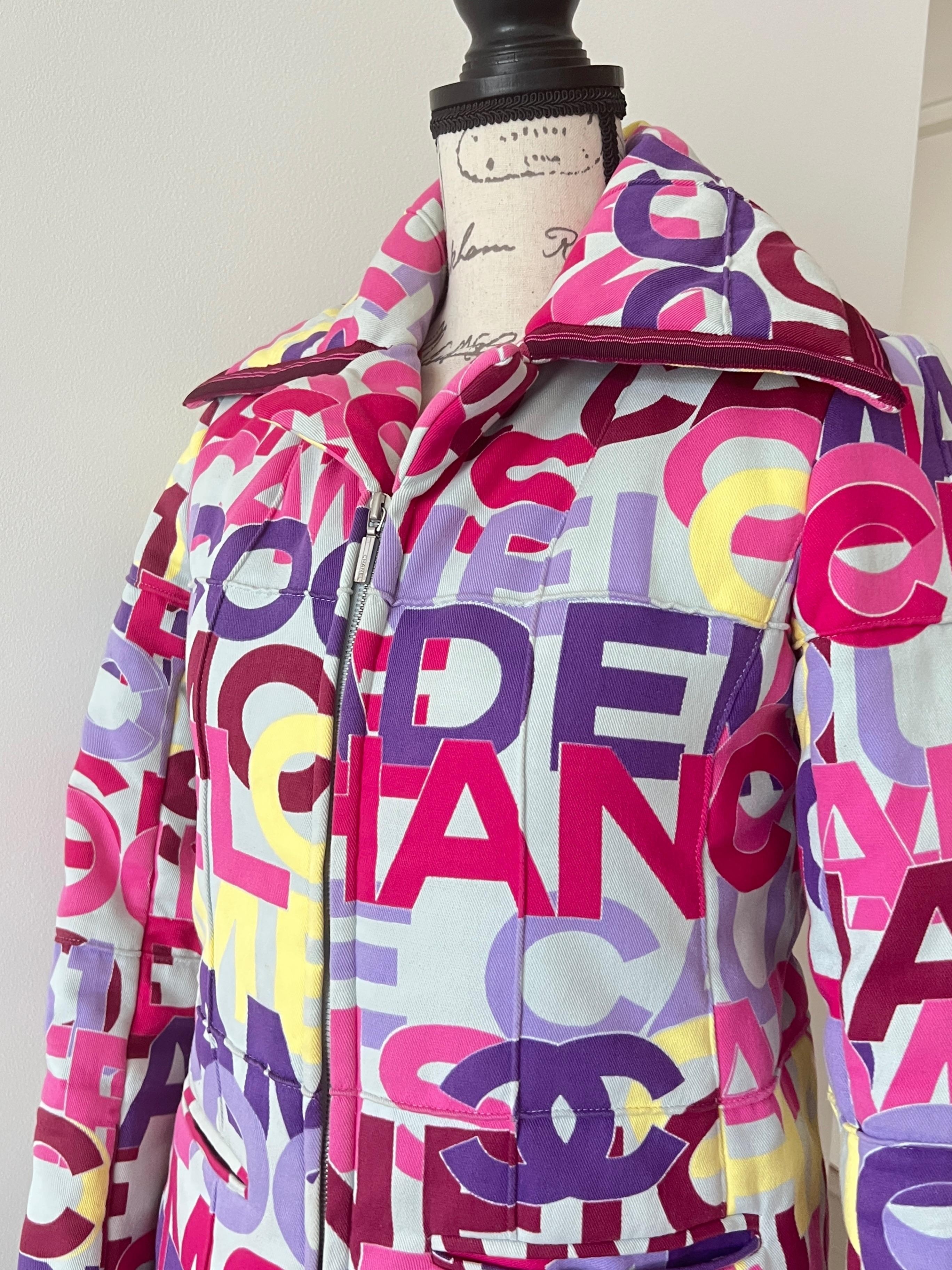 chanel jacket puffer