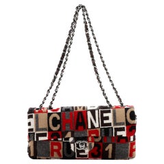 Chanel 31 Rue Cambon Flap Bag Patchwork Jersey East West