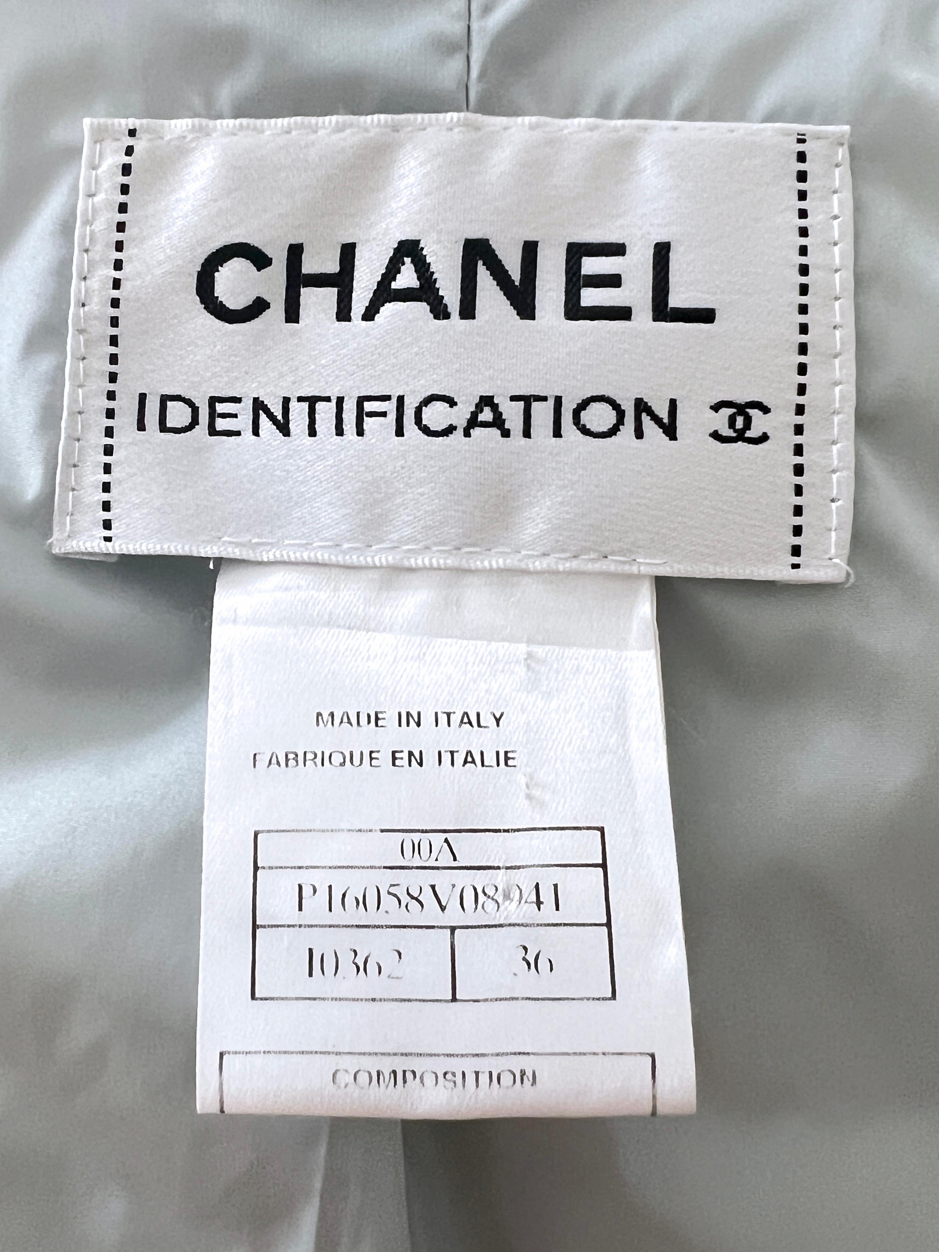 Chanel 31 Rue Cambon Logo Puffer Jacket 8