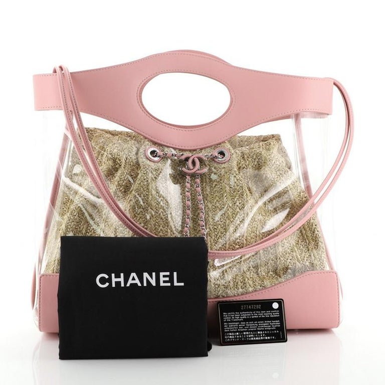 Chanel 31 Shopping Bag PVC and Leather Large at 1stDibs