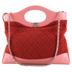 Chanel 31 Shopping Bag Quilted Shearling and Leather Large