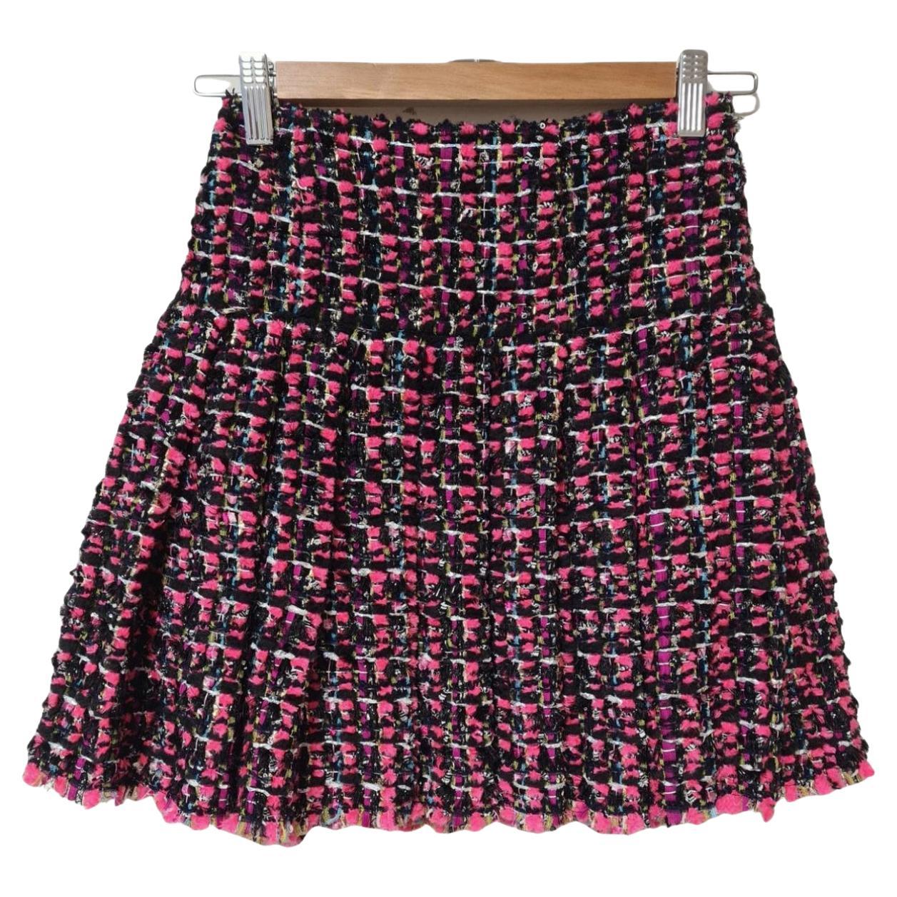 Chanel 3K$ New Globalization Collection Lesage Tweed Skirt For Sale