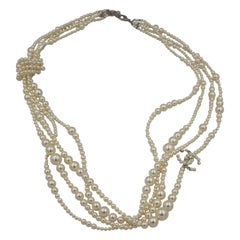 Chanel 4 Rangs Pearl necklace