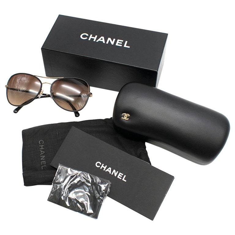Shop CHANEL 2023-24FW Oval Sunglasses (A71571 X08101 S1255, A71571