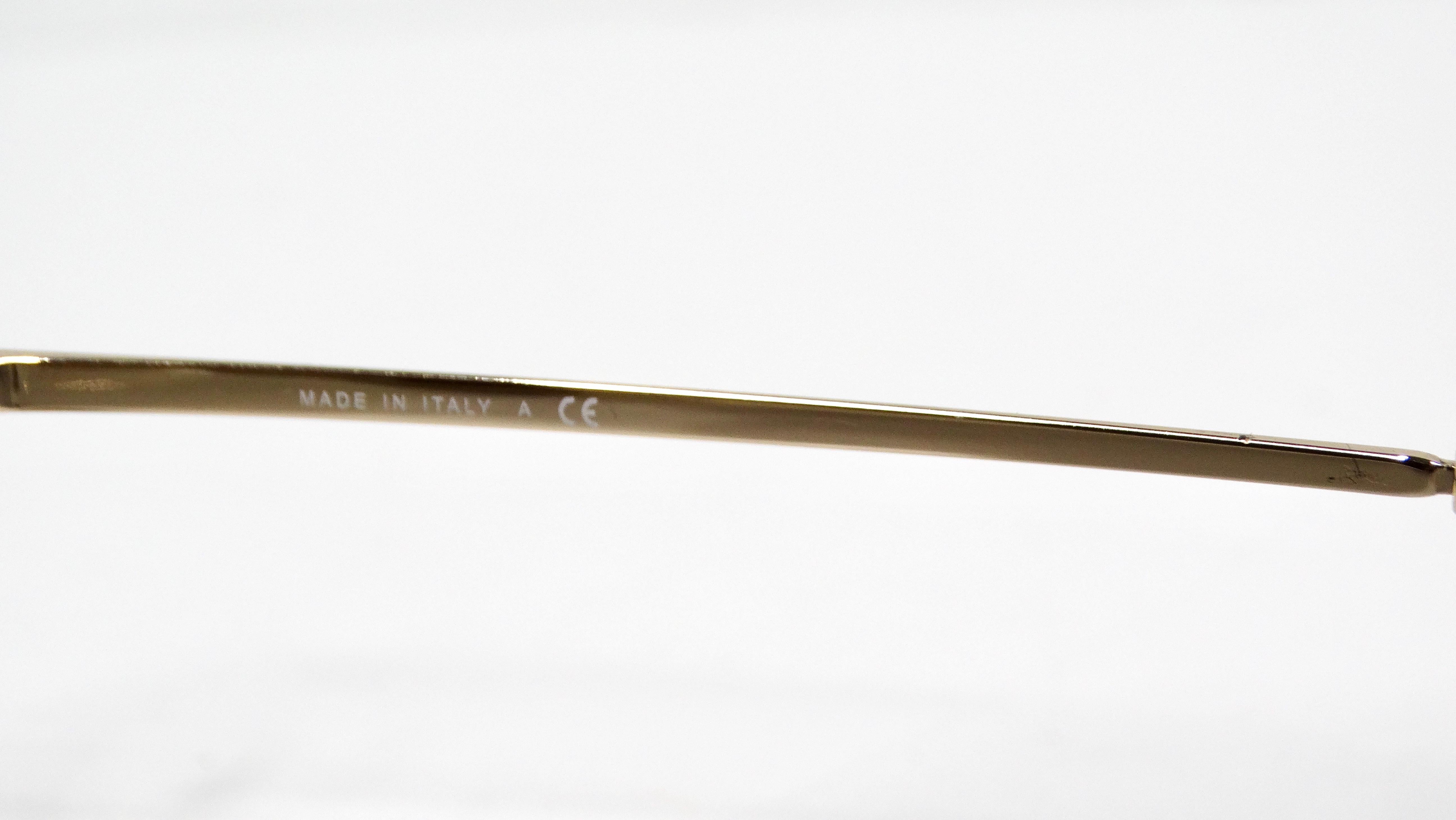 Chanel 4231 Pilot Gold-Tone Metal Frame & Brown Tinted Lens Aviator Sunglasses For Sale 4