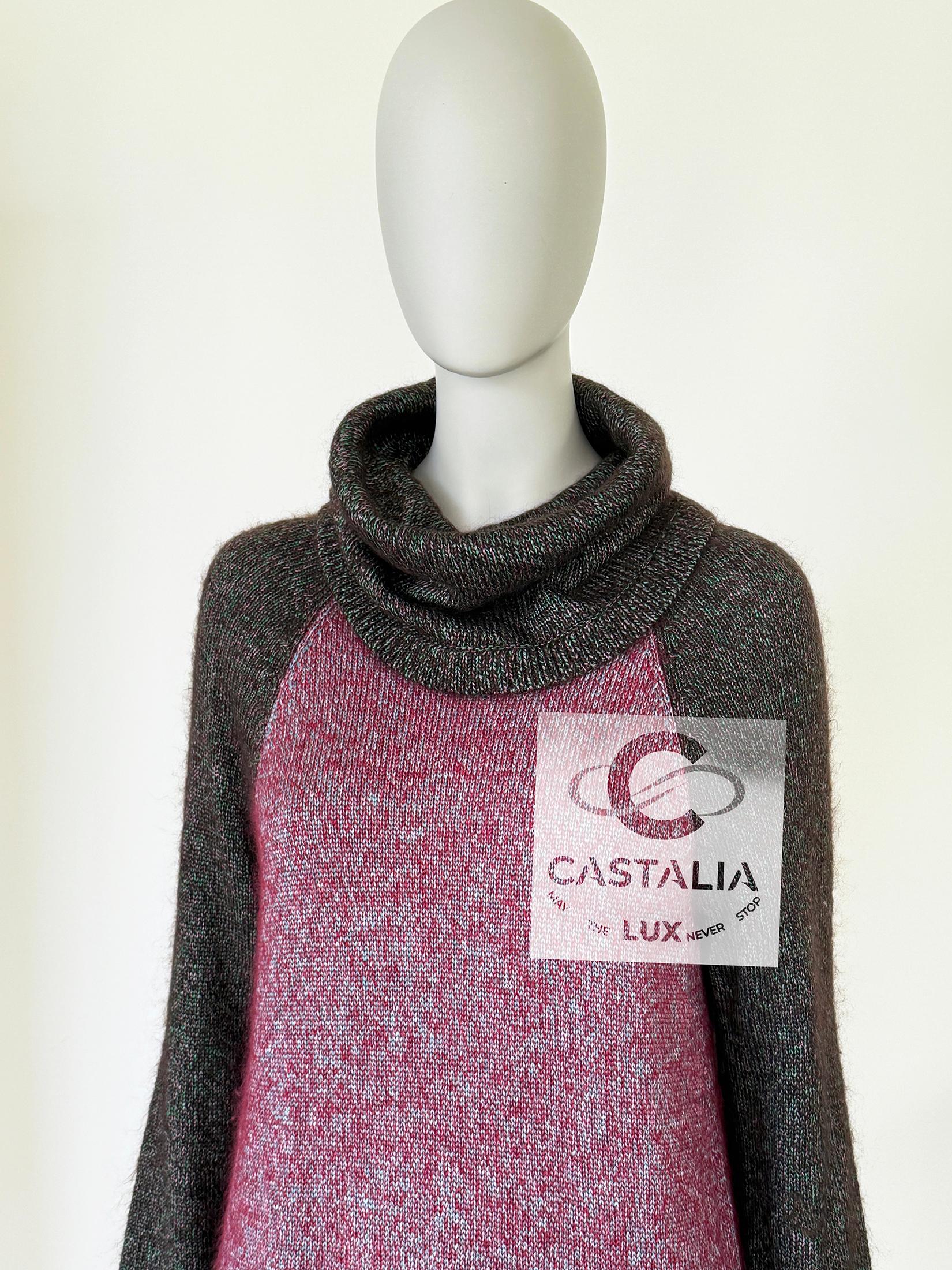 Chanel 4K$ Coco Brasserie Runway Silk Knit Jumper 38 FR For Sale 7