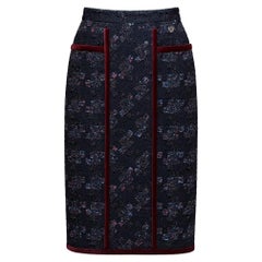 CHANEL 4K$ Keira Knightley Schwarzer Stil Lesage Tweed-Rock 34 FR