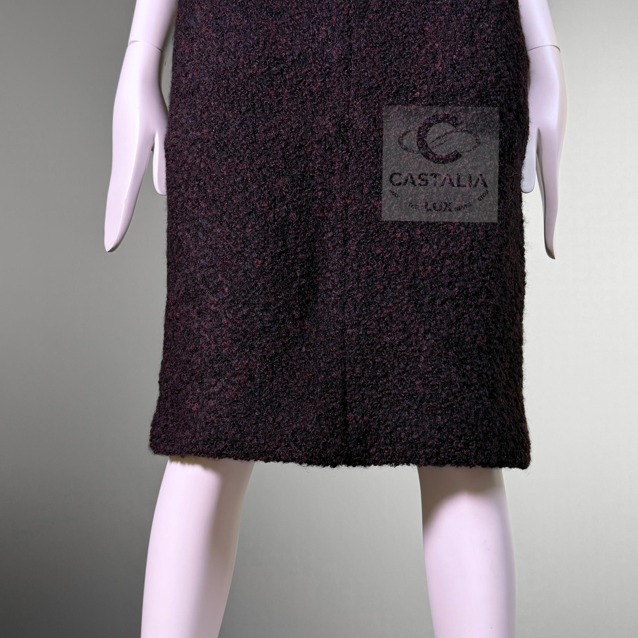 CHANEL 4K$ New Paris / Dallas Jupe en tweed d'alpaga 42 FR en vente 5