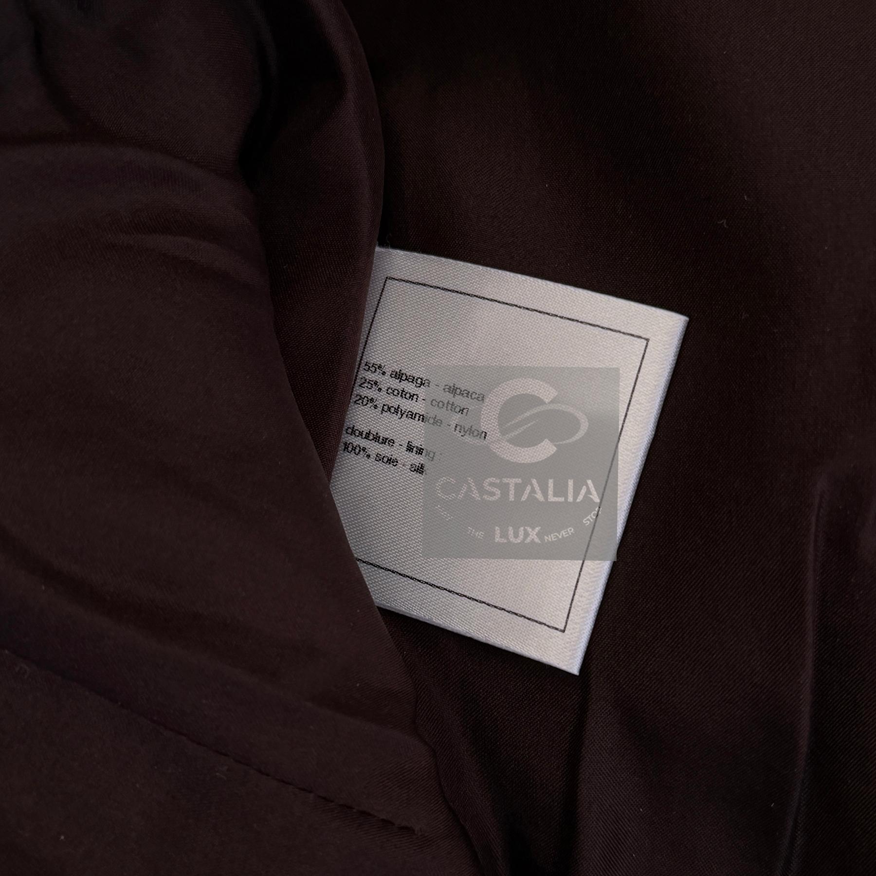 CHANEL 4K$ New Paris / Dallas Jupe en tweed d'alpaga 42 FR en vente 10