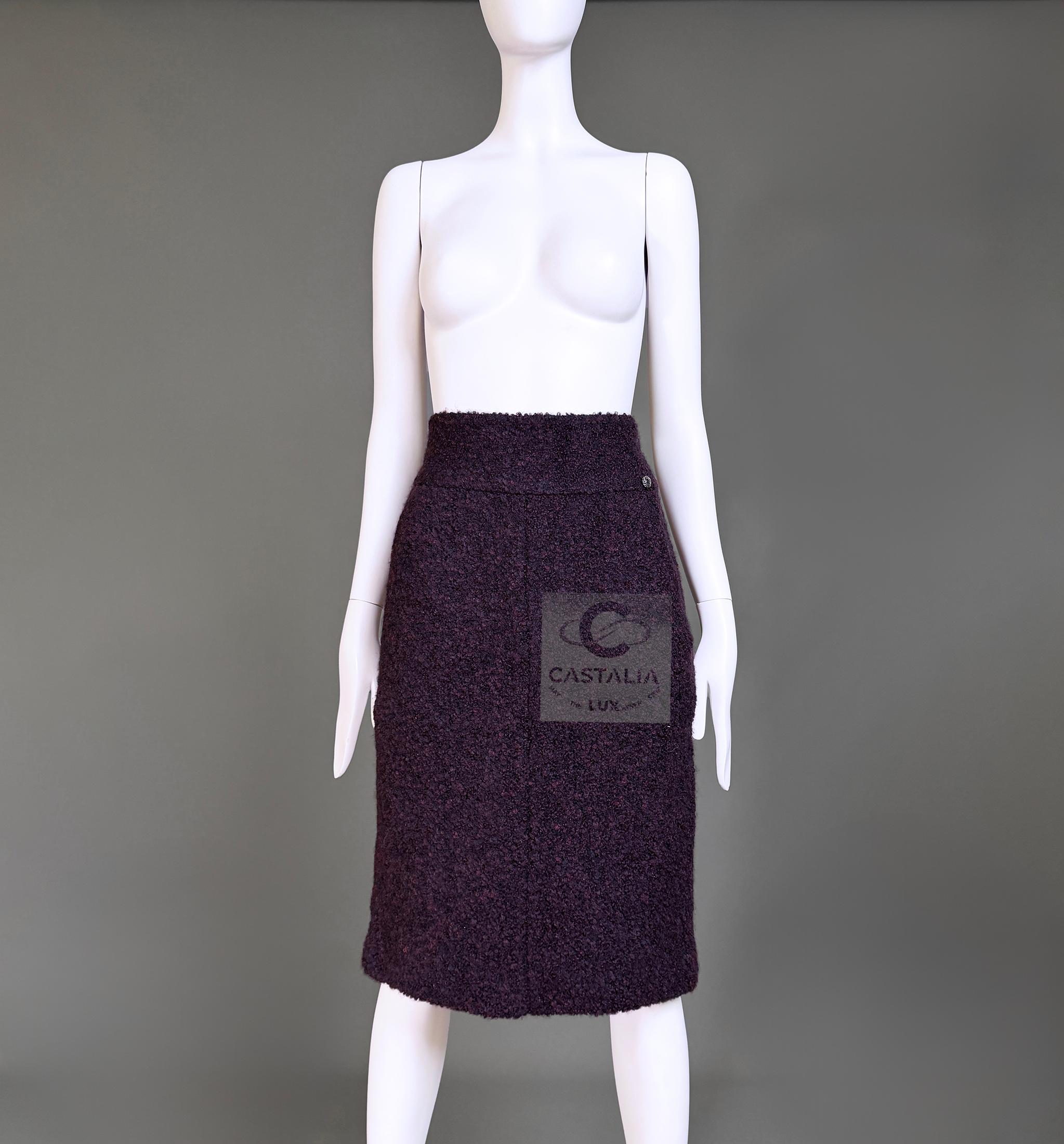 CHANEL 4K$ New Paris / Dallas Jupe en tweed d'alpaga 42 FR Neuf - En vente à Dubai, AE