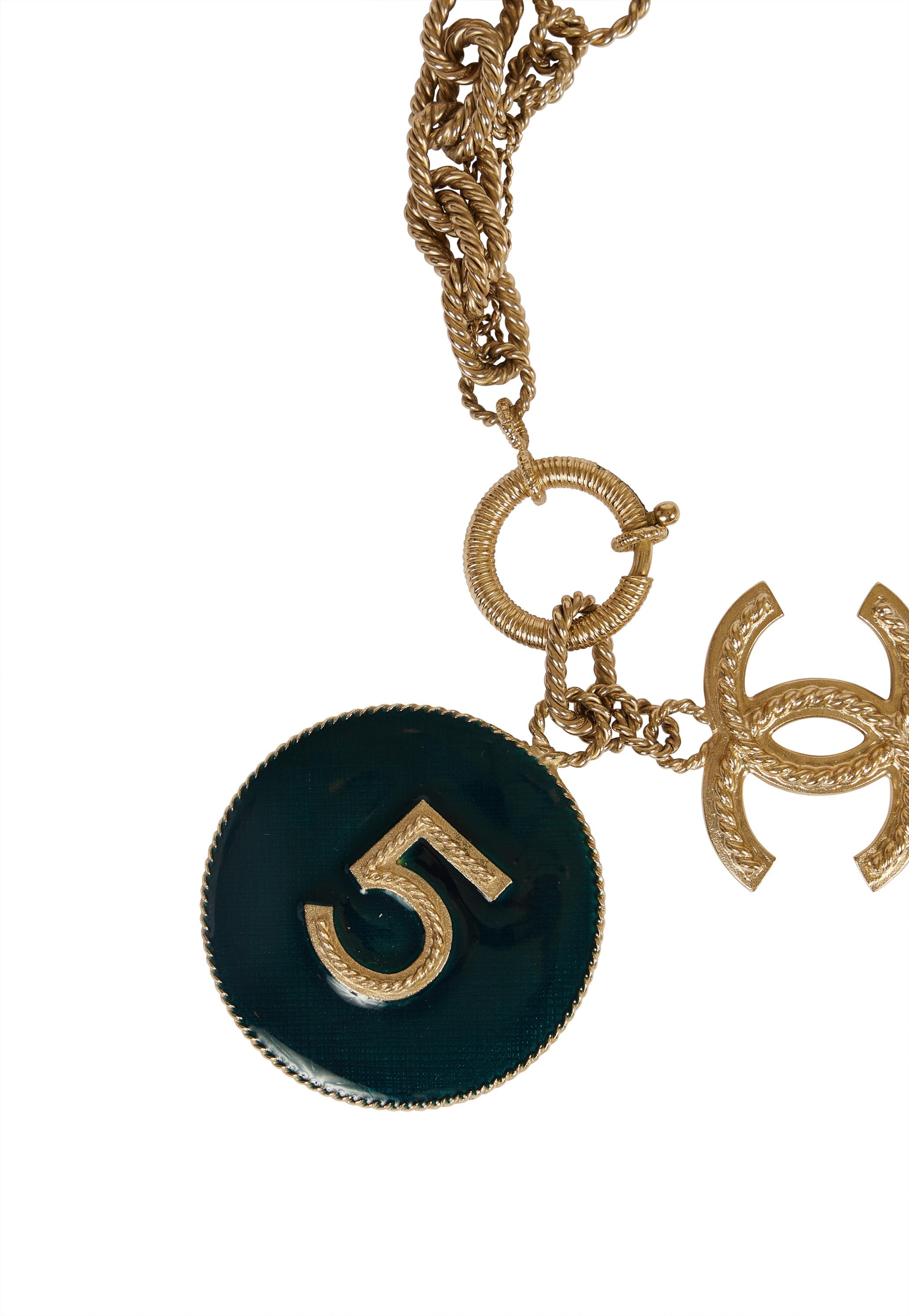 chanel 5 necklace