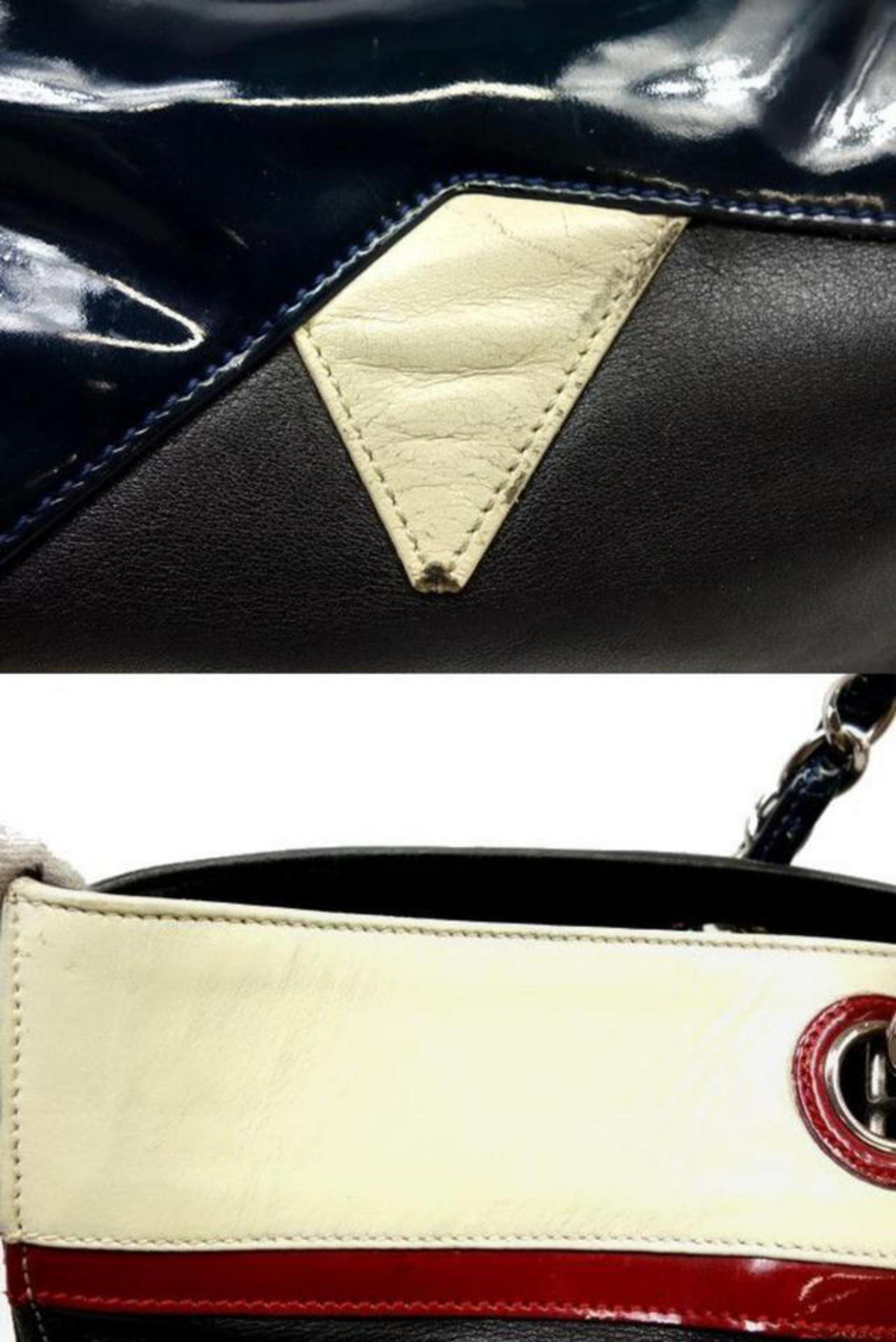 Chanel 5 Star Chain Tote 227481 Black Leather Shoulder Bag For Sale 6