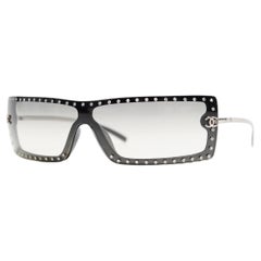 Chanel 5077-B Gradient Rimless Swarovski Crystal Sunglasses