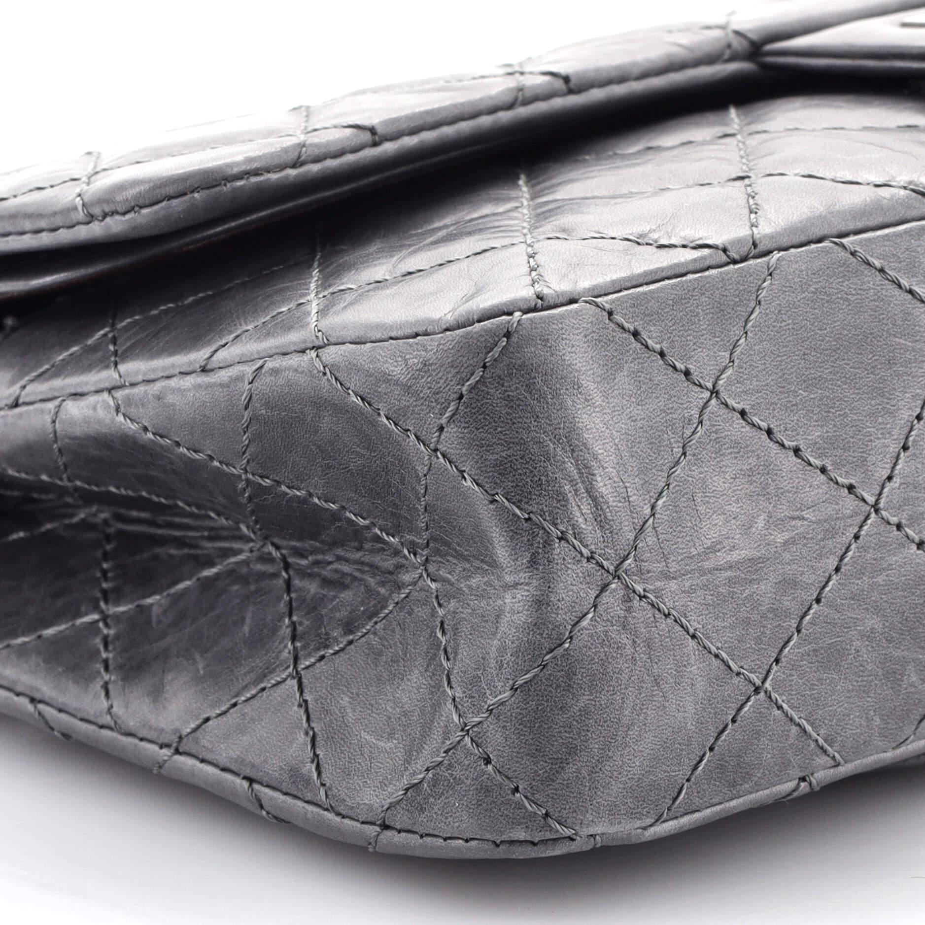 Chanel 50th Anniversary Reissue 2.55 Flap Bag Quilted Aged Calfskin 225 2