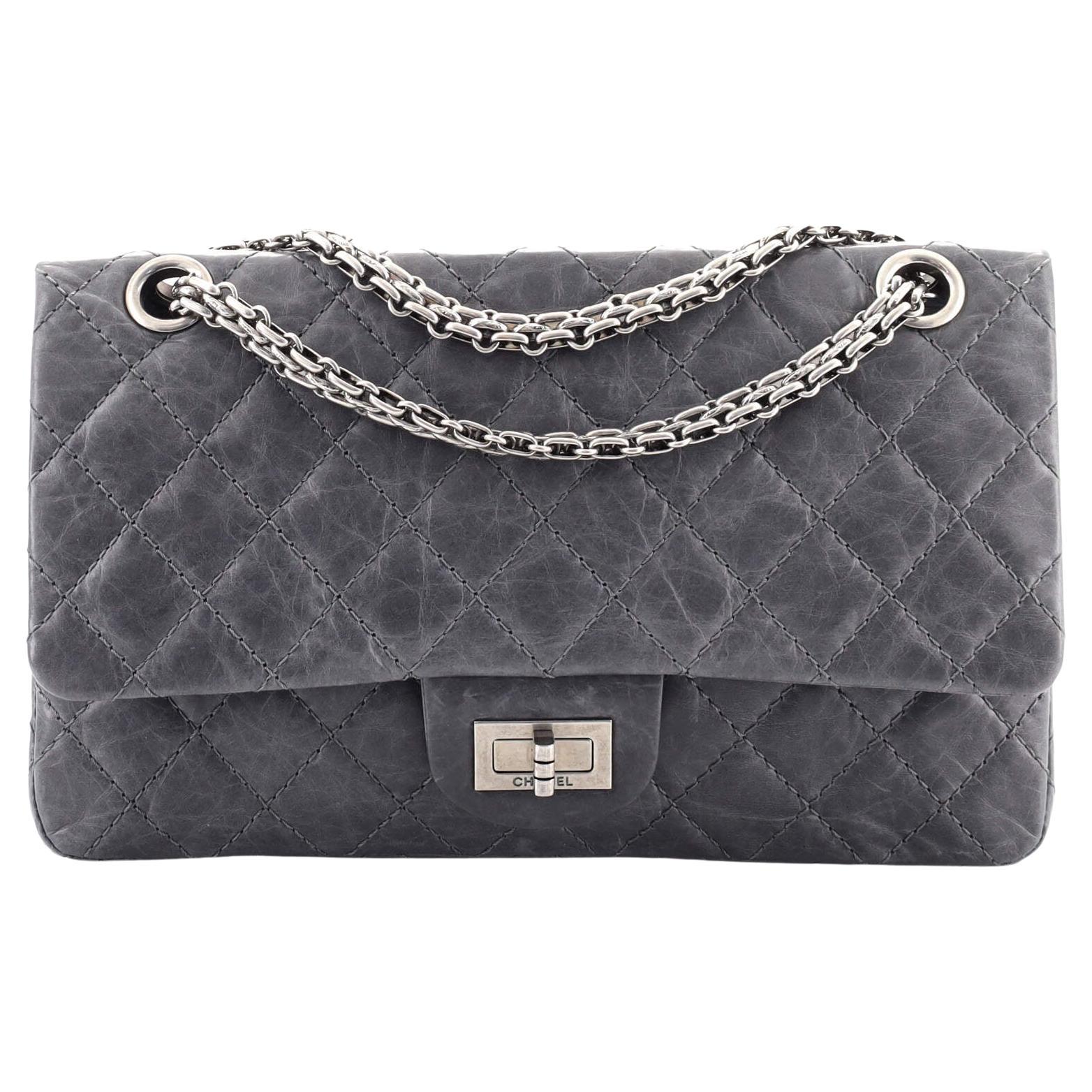 Chanel 50th Anniversary Reissue 2.55 Flap Bag Quilted Aged