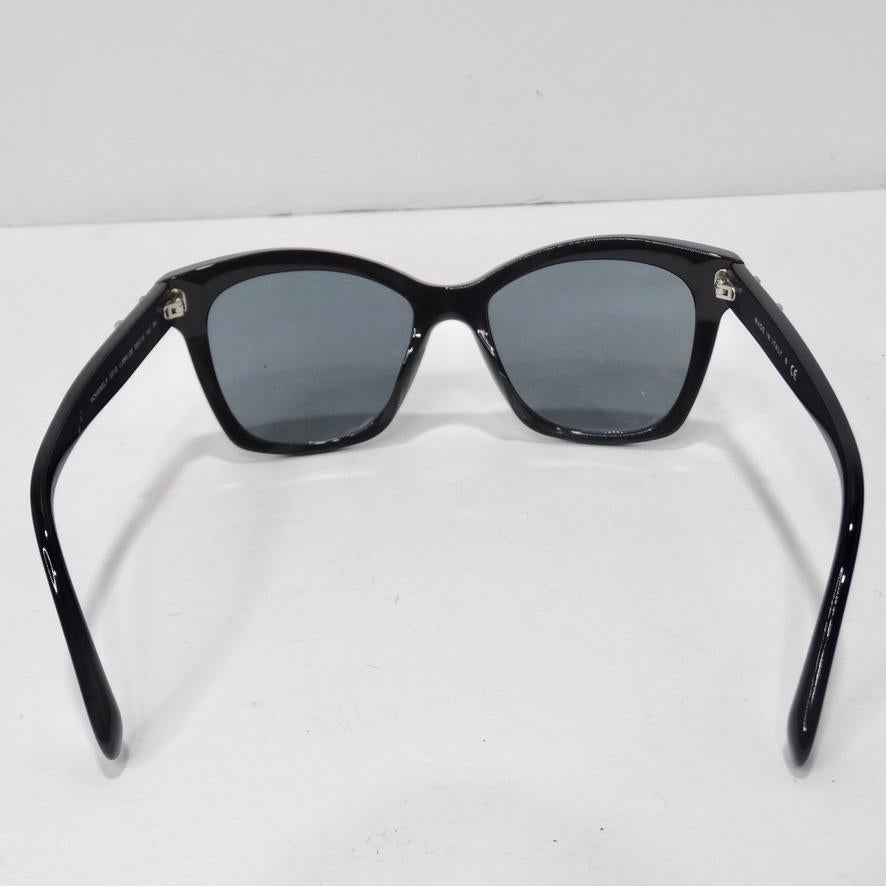 Chanel 5313 CC Butterfly Signature Sunglasses Black 2