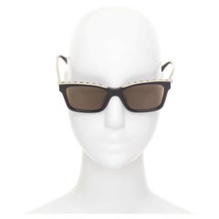 CHANEL 5417-A, beige-schwarze Sonnenbrille mit CC-Logo und zweifarbigem CHANEL-Brückenbügel