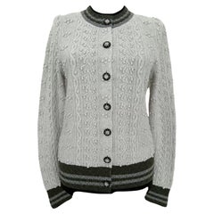 Chanel 5K$ CC Jewel Edelweiss Buttons Cashmere Cardigan