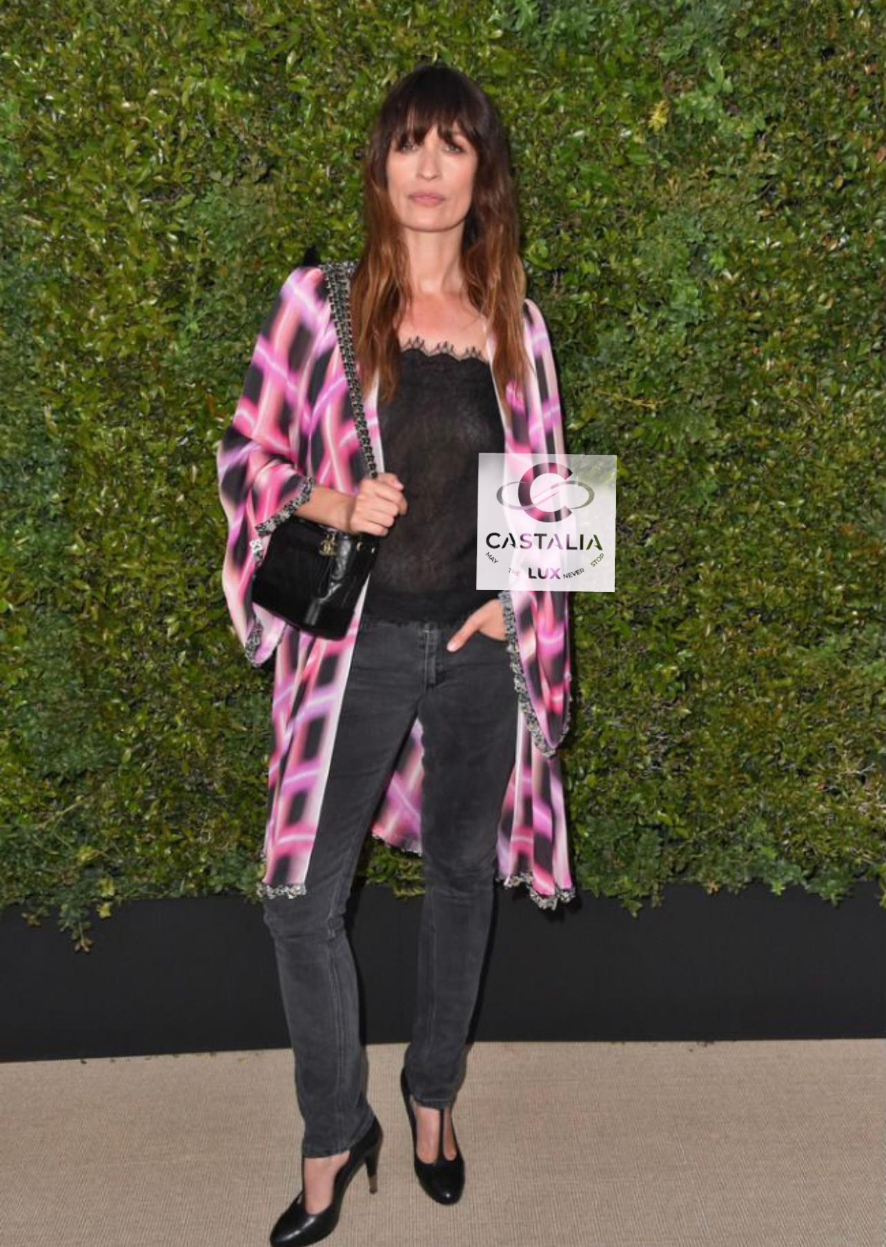 Chanel 5K$ CC Logo Muslin Silk Coat Dress For Sale 1