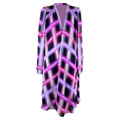 CHANEL 5K$ CC Logo Silk Muslin Coat 36 FR