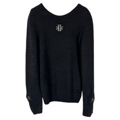 Chanel 5K$ Jewel Gripoix Detail Cashmere Jumper 44 FR