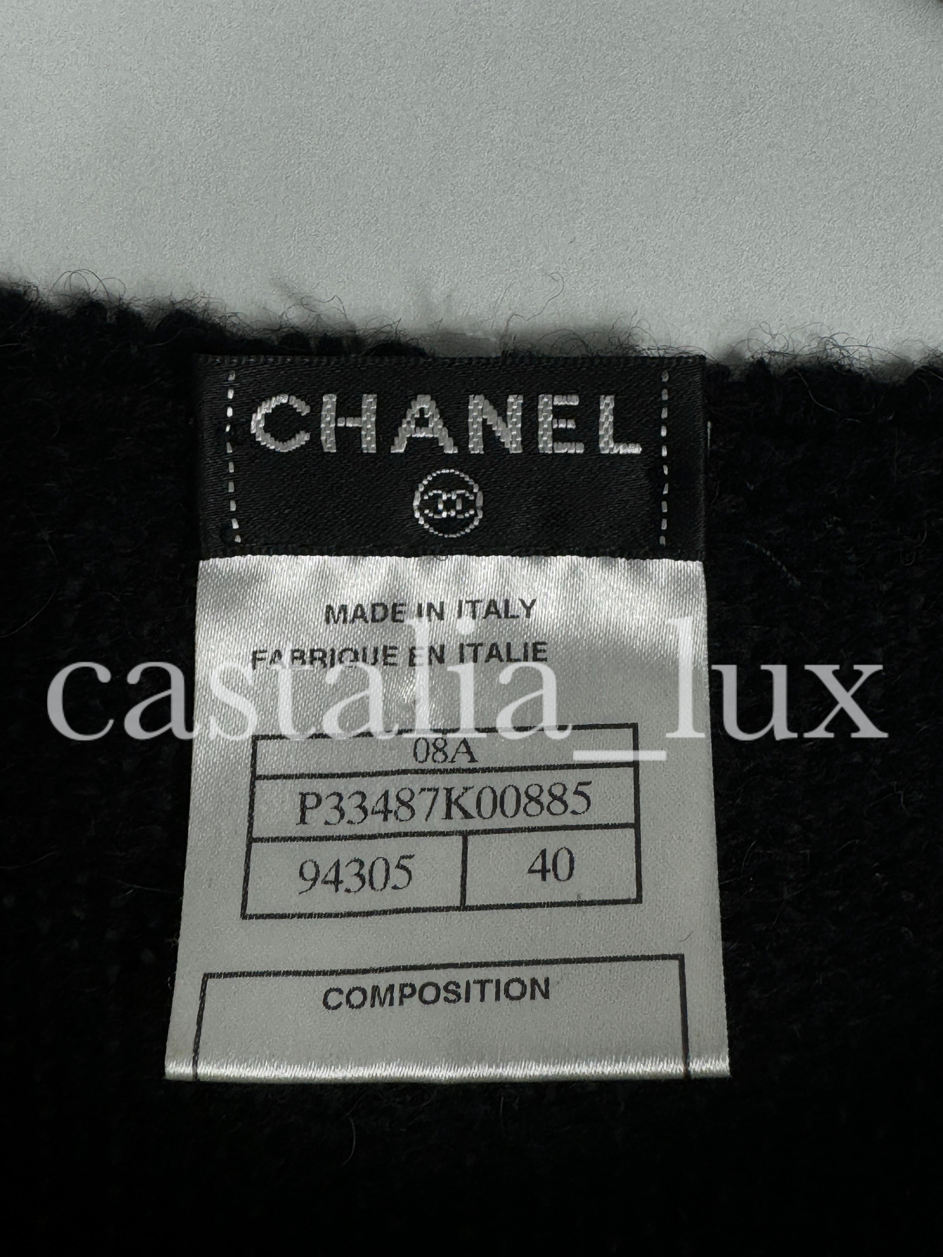 Chanel 5K Jewel Gripoix Detail Cashmere Jumper For Sale 9