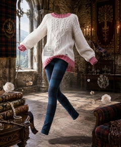 CHANEL 5K$ New Paris / Edinburgh Runway Teddy Jumper 34 FR