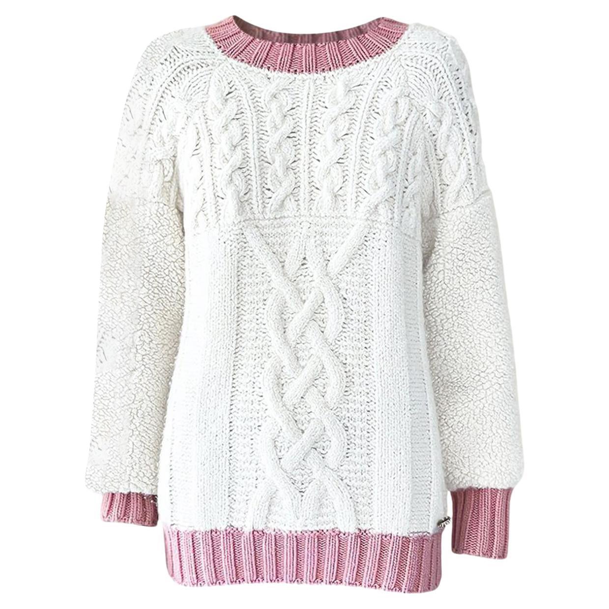 CHANEL 5K$ New Paris / Edinburgh Runway Teddy Jumper 34 FR