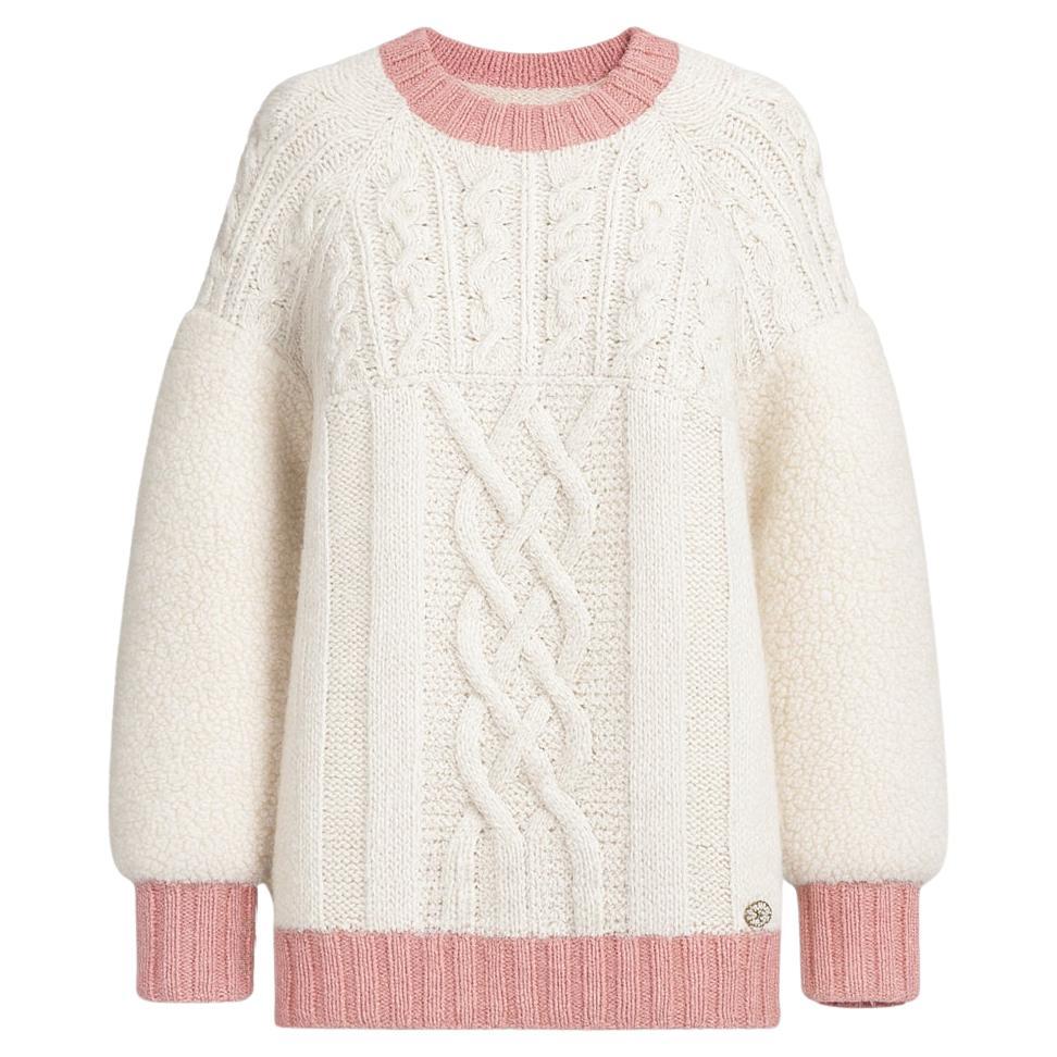 CHANEL 5K$ New Paris / Edinburgh Runway Teddy Jumper 34 FR