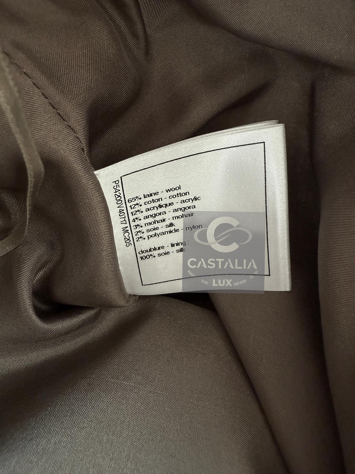 Chanel 5K$ New Paris / Rome Pantaloni iconici in tweed 36 FR in vendita 12