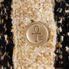 Chanel 5K$ Runway Egyptian Symbols Lesage Tweed Jumper