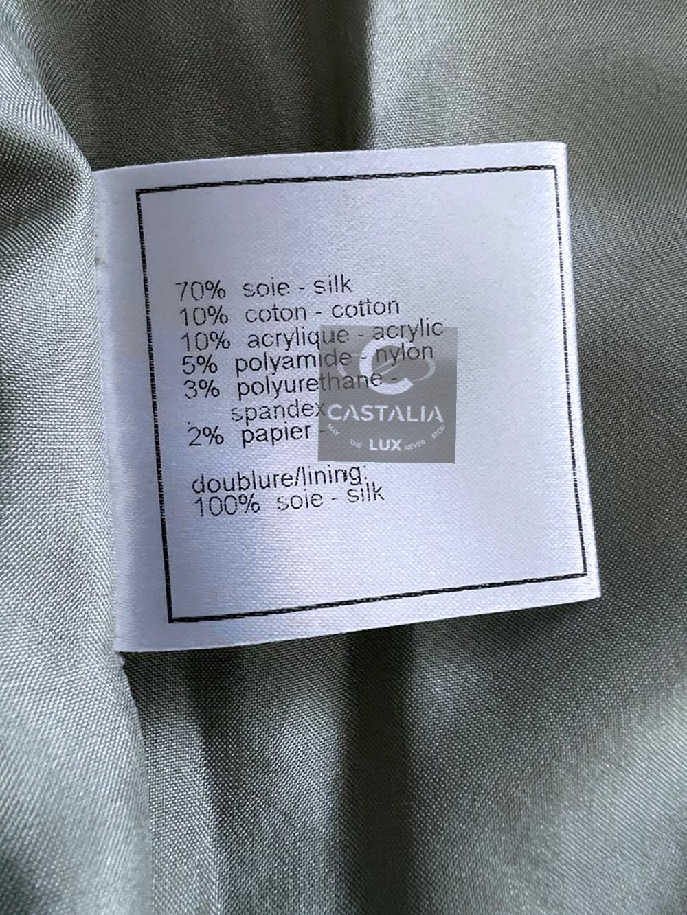 CHANEL 5K$ Falda de tweed con lazo de pasarela 36 FR en venta 5