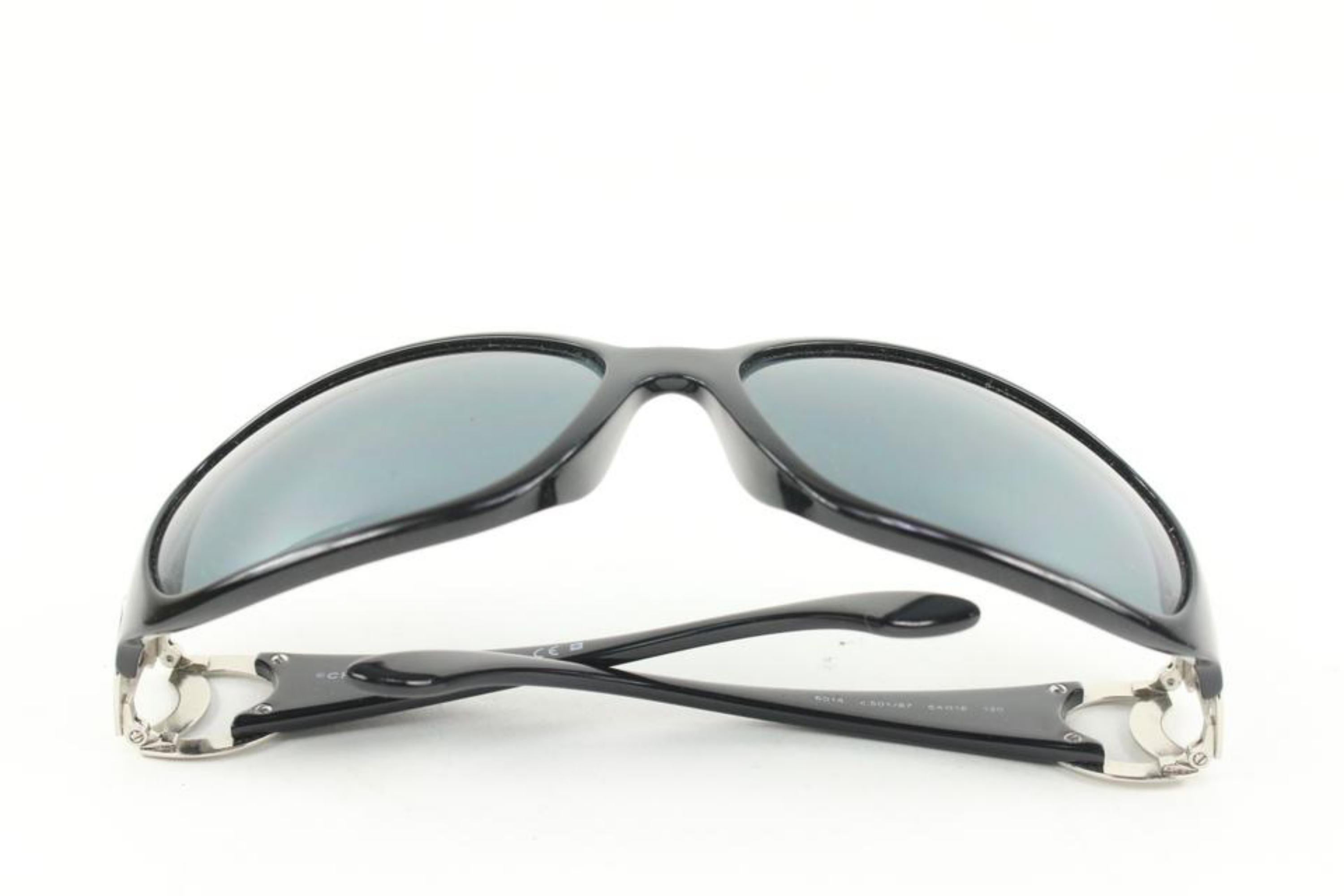 Chanel 6014 CC Jumbo Black Sunglasses 19ck31s 4