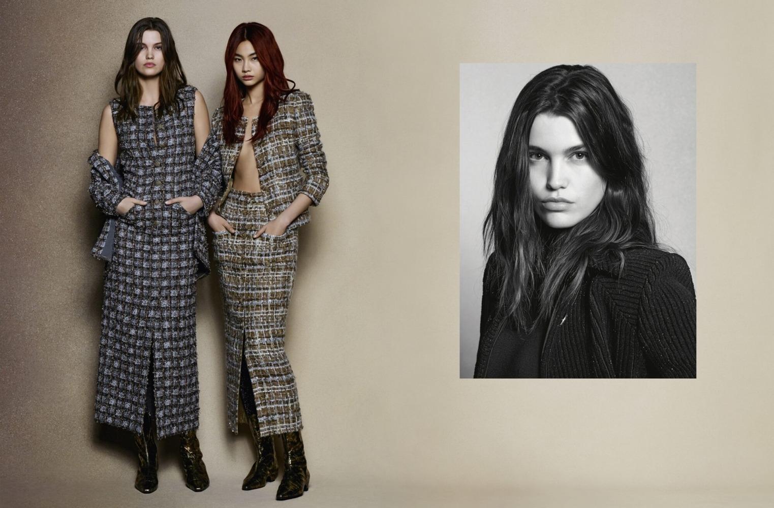 Women's or Men's Chanel 6K$ Beige Ribbon Tweed Skirt For Sale