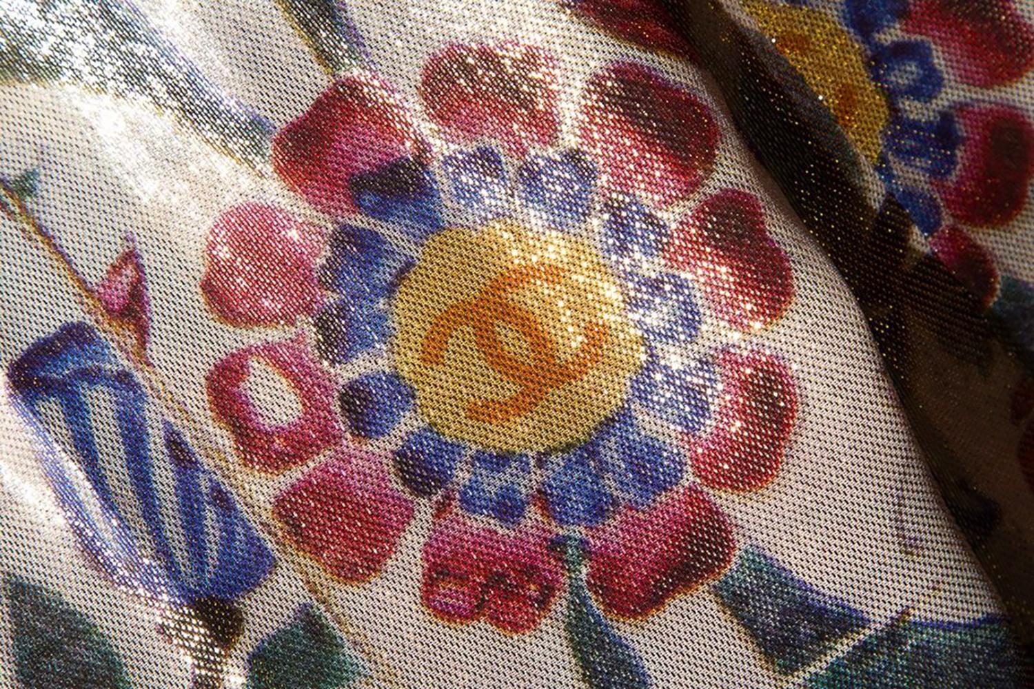 Chanel 6K$ CC Logo Runway Taffeta Silk Jacket 2