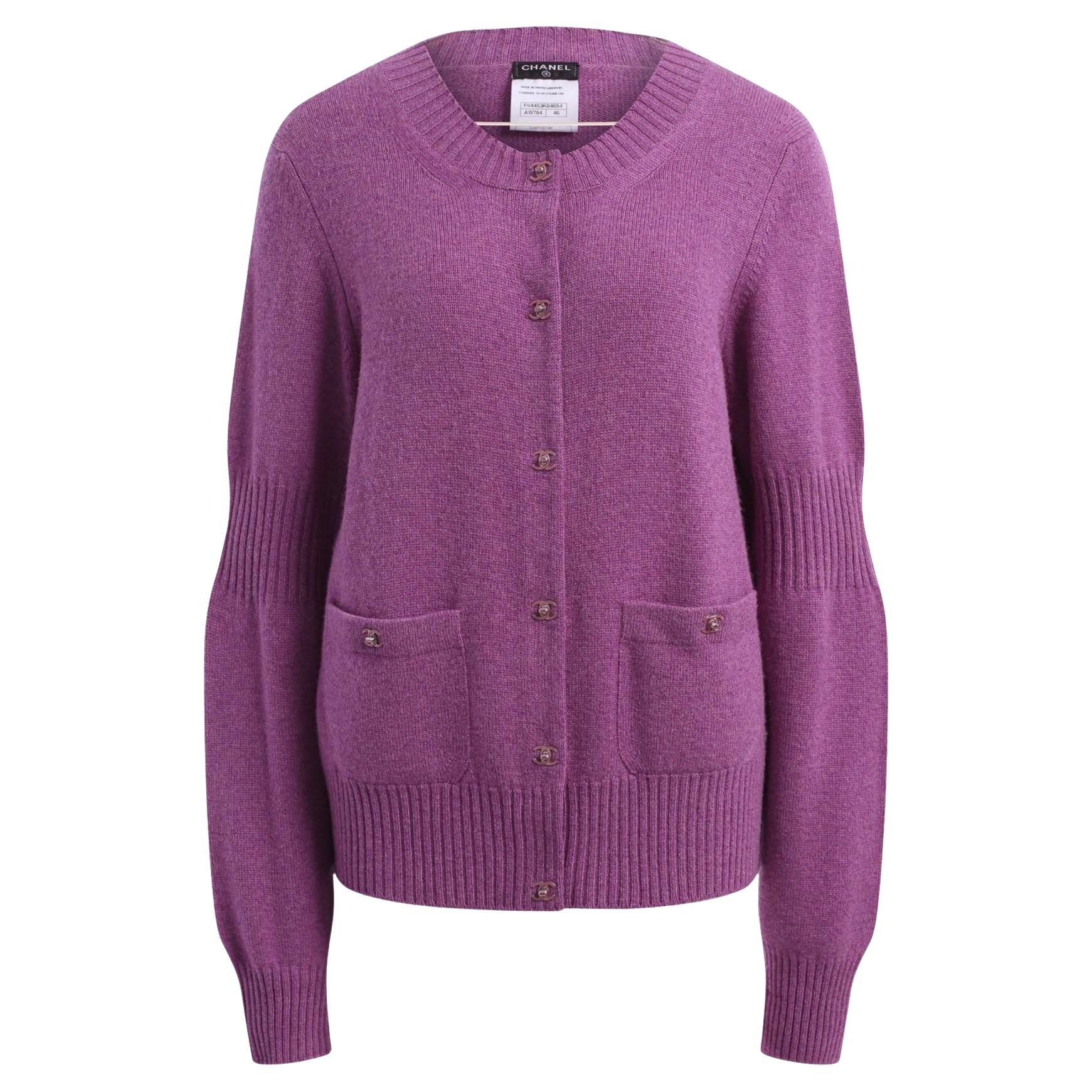 CHANEL 6K$ New Iconic CC Turlock Cashmere Cardigan