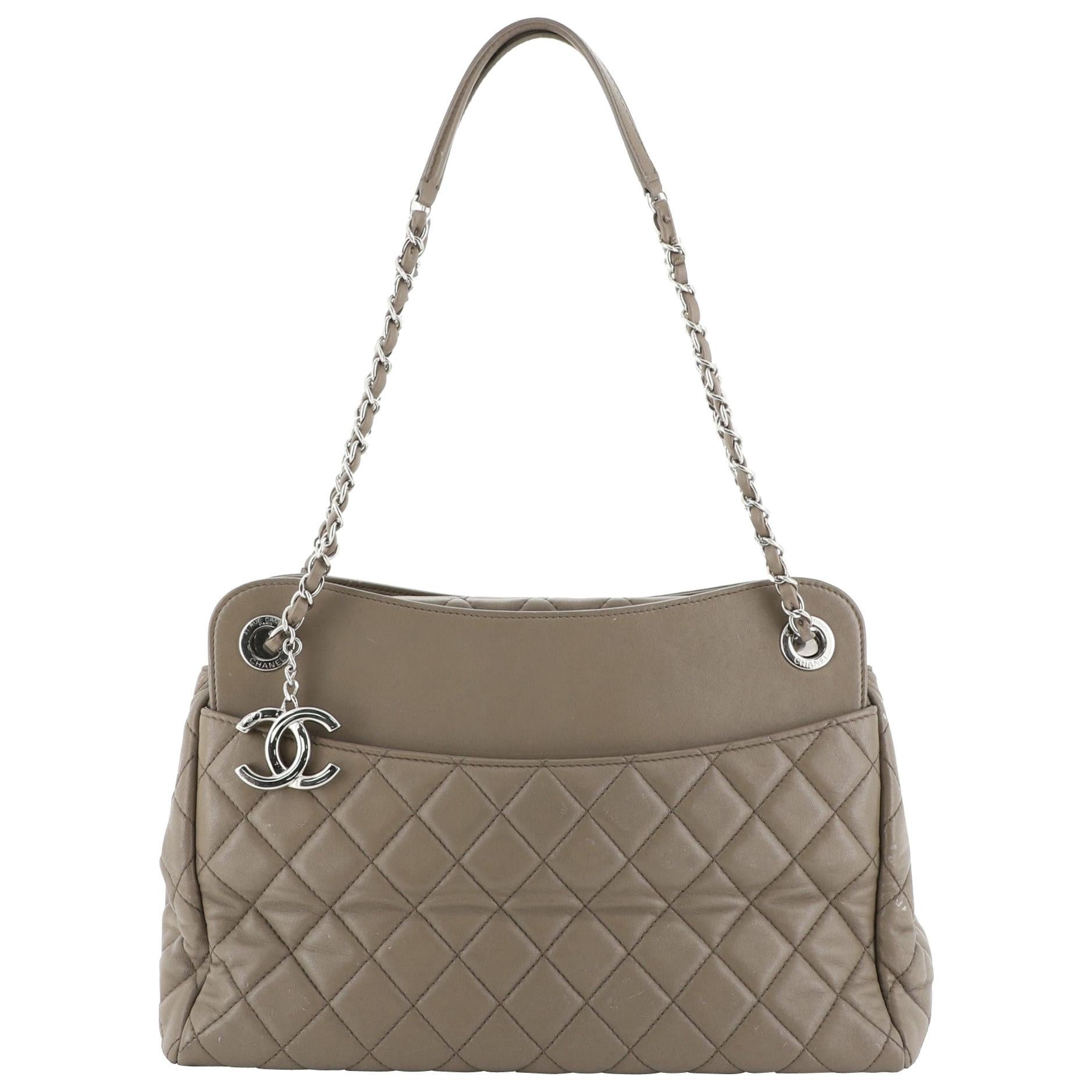Chanel 7 Tote Quilted Lambskin Large at 1stDibs