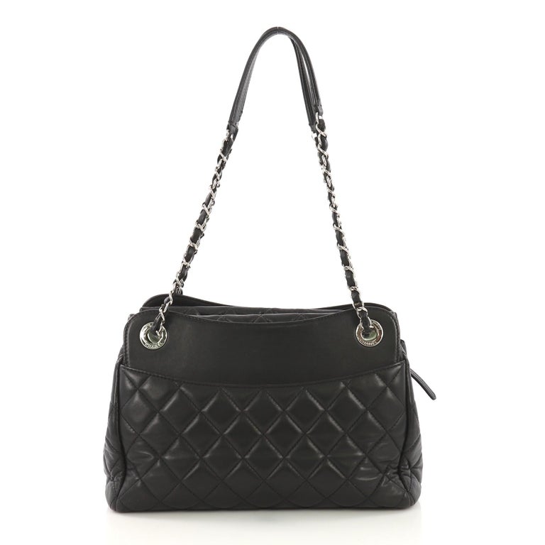 Chanel 7 Tote Quilted Lambskin Small at 1stDibs