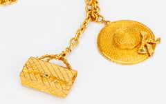 Chanel 70's Hat & Purse Necklace