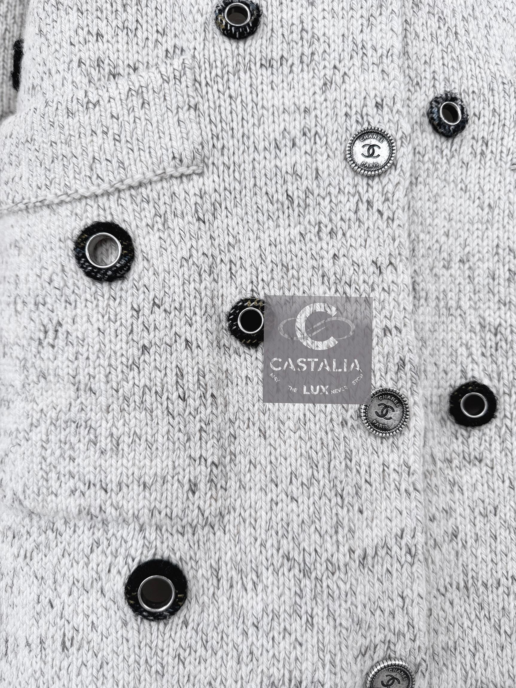 Chanel 7K$ Embellished Cashmere Cardi Coat 7