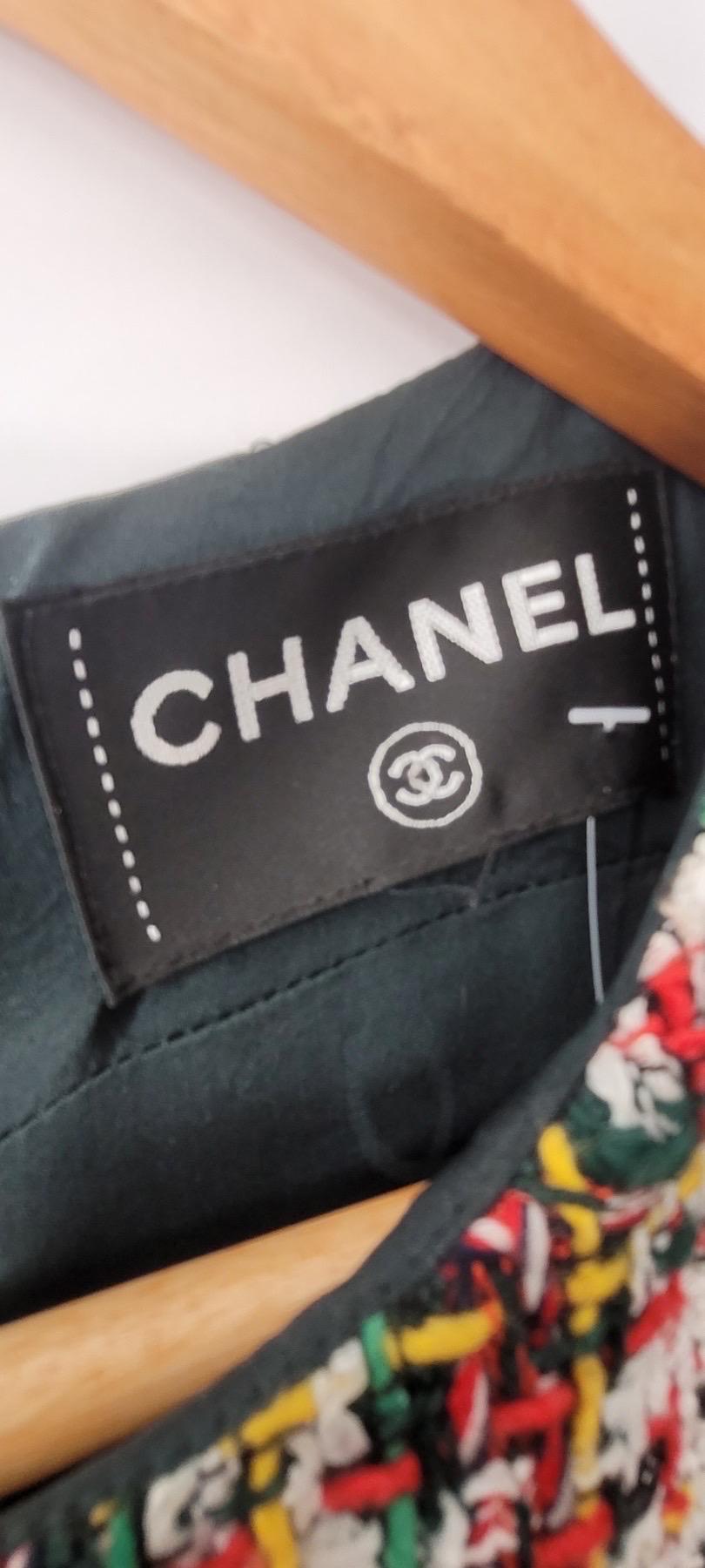 Chanel 7K$ Lesage Tweed Dress For Sale 7